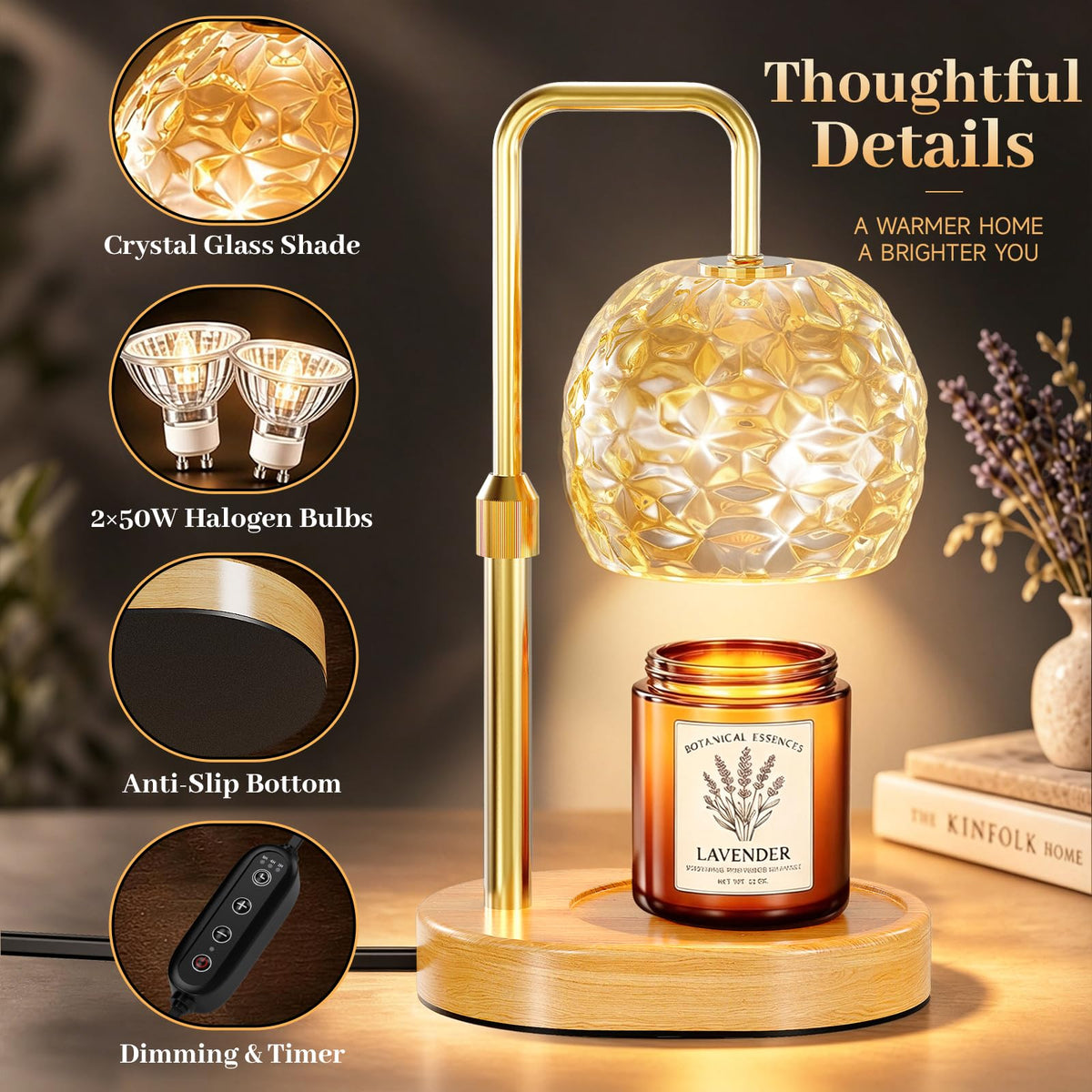 Candle Warmer Lamp with Timer U996