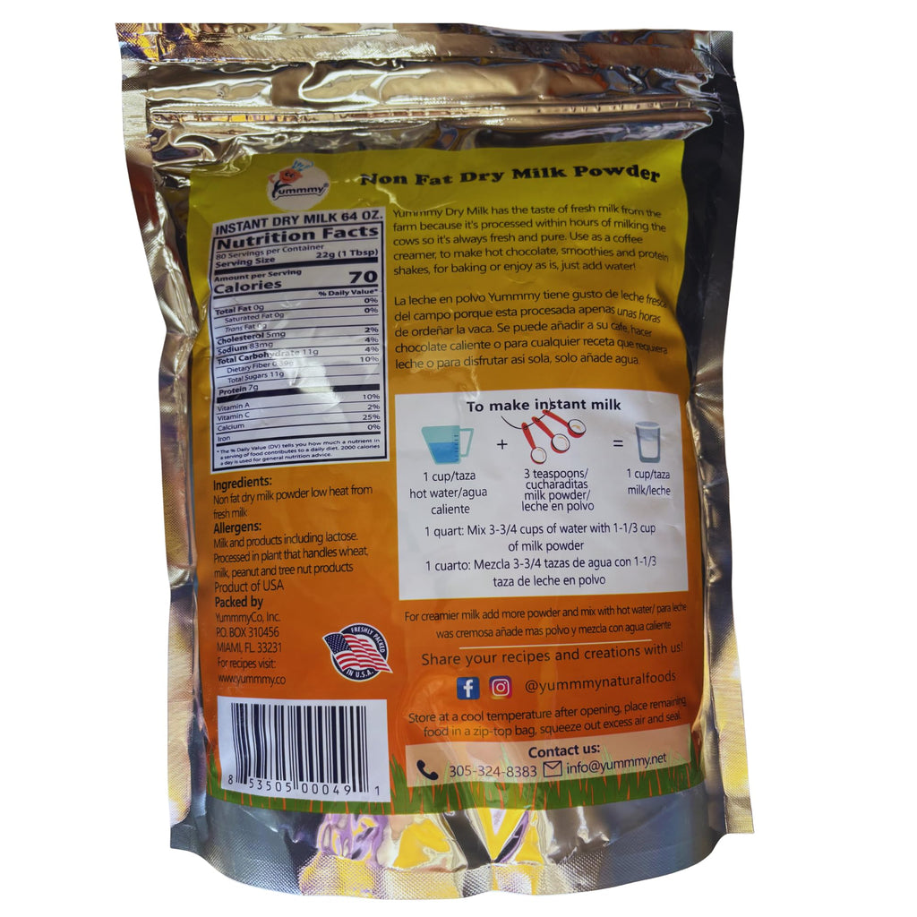 64 oz Instant Nonfat Powdered Dry Milk H453