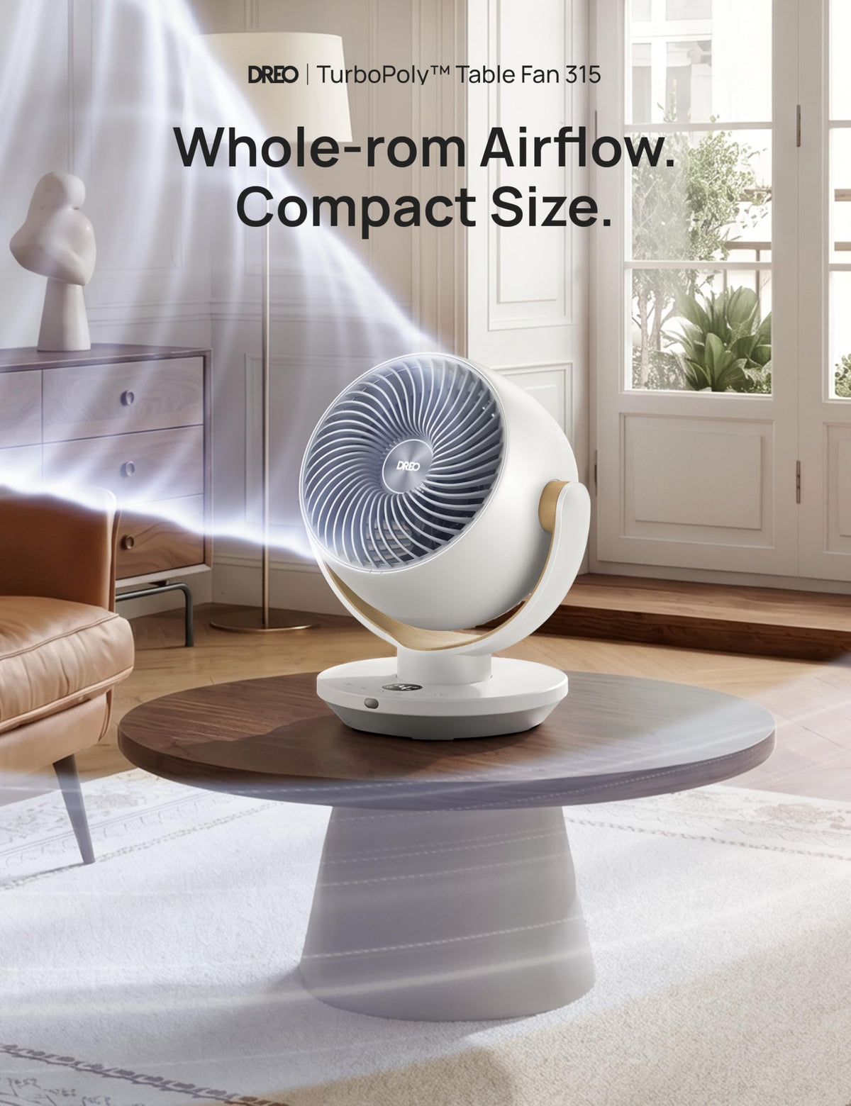 11 Inch Desk Air Circulator Fan with Remote K21298
