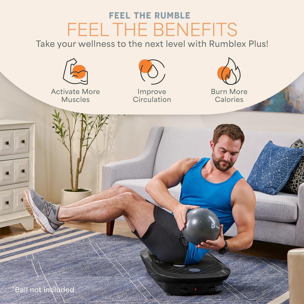 Vibration Plate Exercise Machine with 7 Training Modes I575729