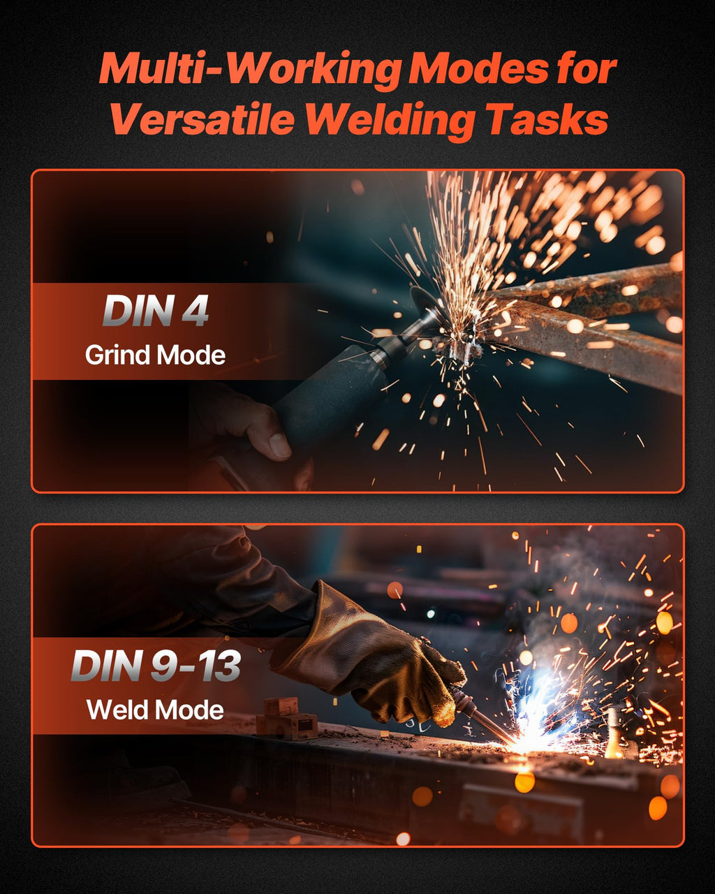 Auto Darkening True Color Welding Helmet I538473
