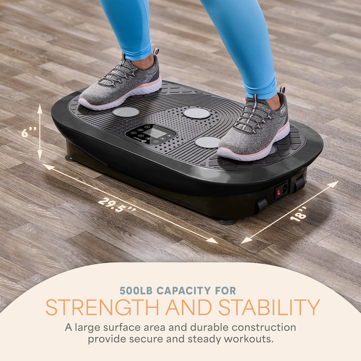 Vibration Plate Exercise Machine with 7 Training Modes I575729