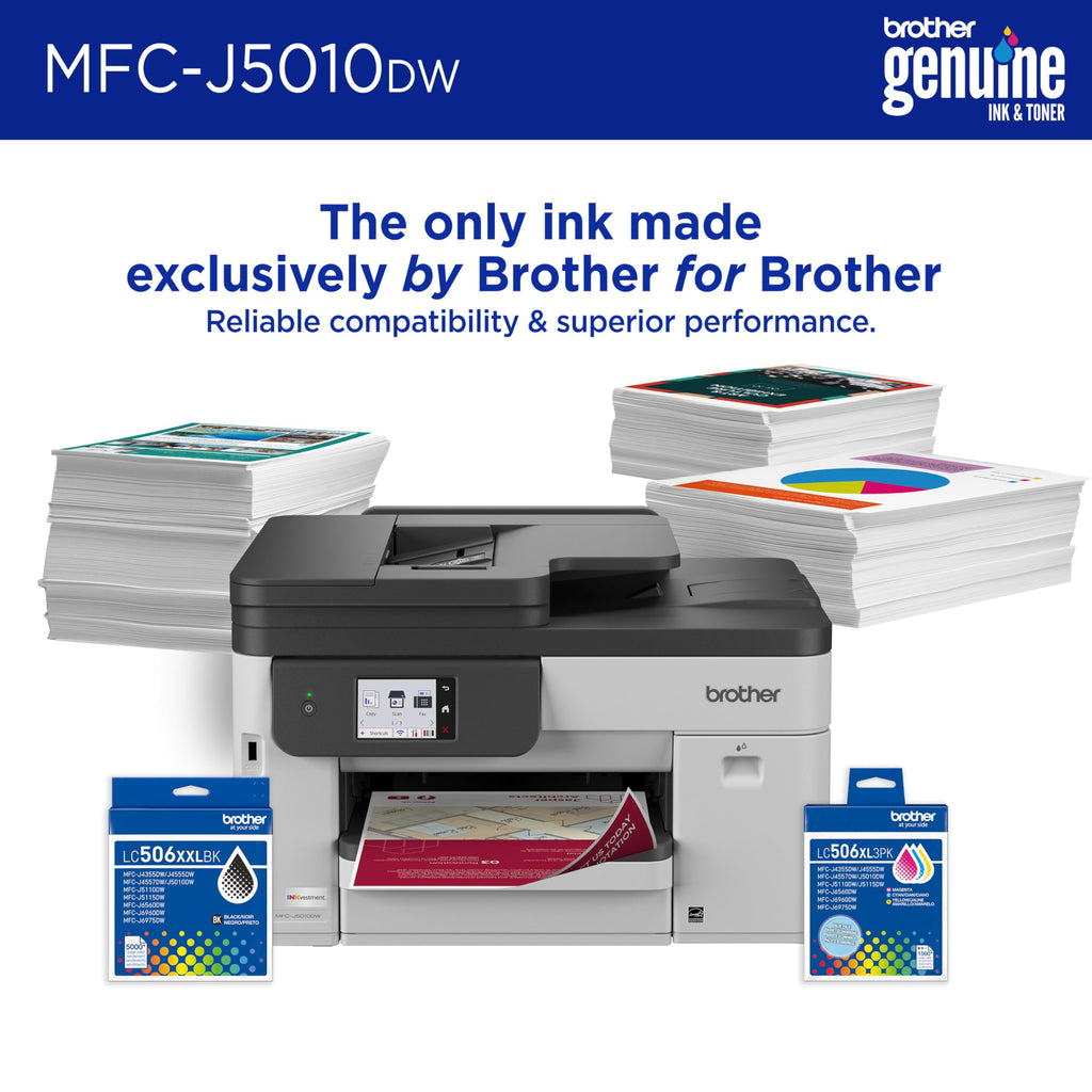 Wireless Color Inkjet All-in-One Printer with 2-Sided Copy & Scan D9381