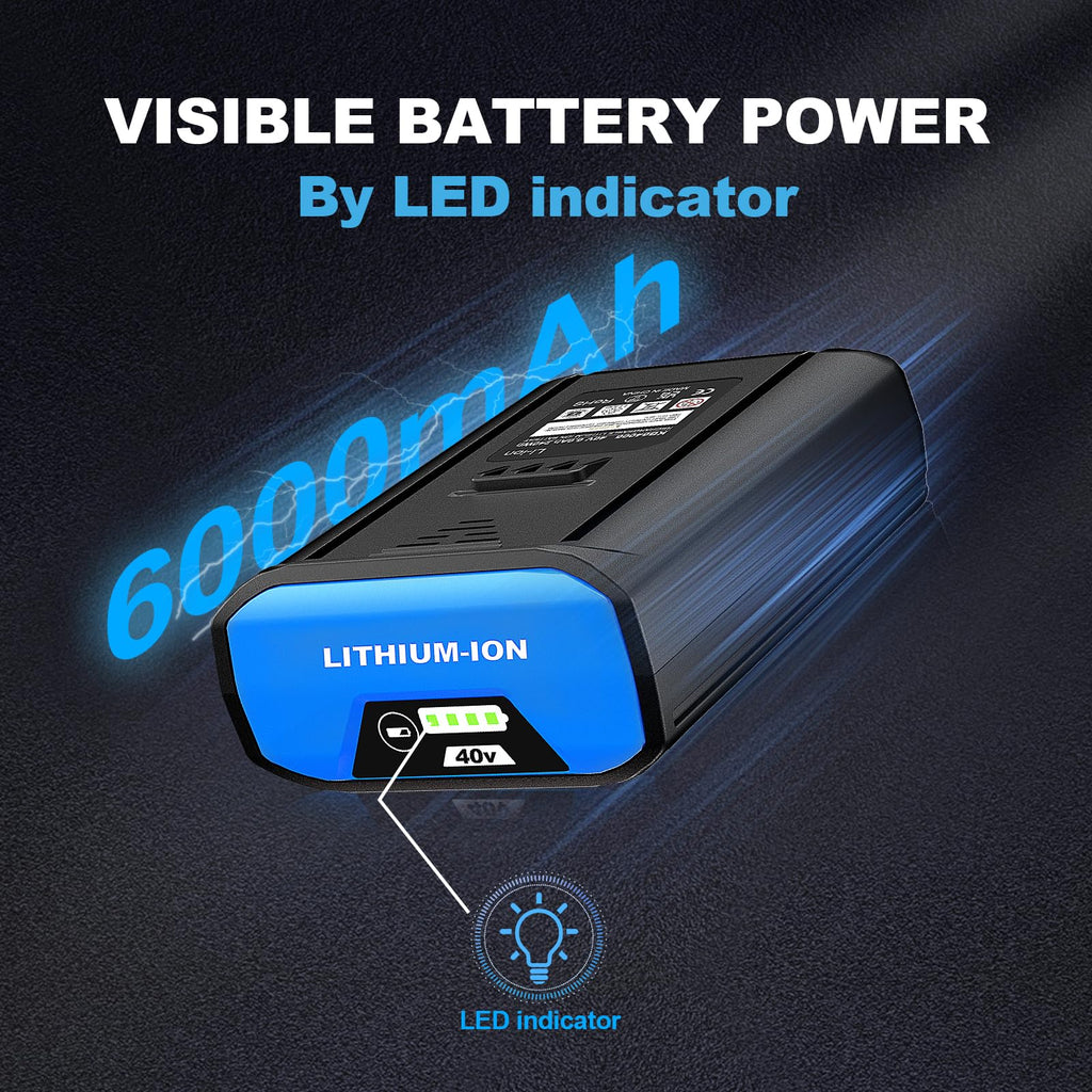 40V 6.0Ah Lithium-Ion Battery H131894