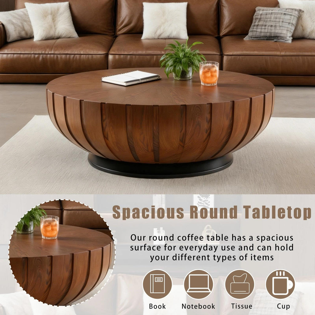 Mid-Century Round Coffee Table S524