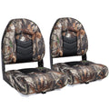 Camo/Black High Back Folding Boat Chair 2 Pack W5186