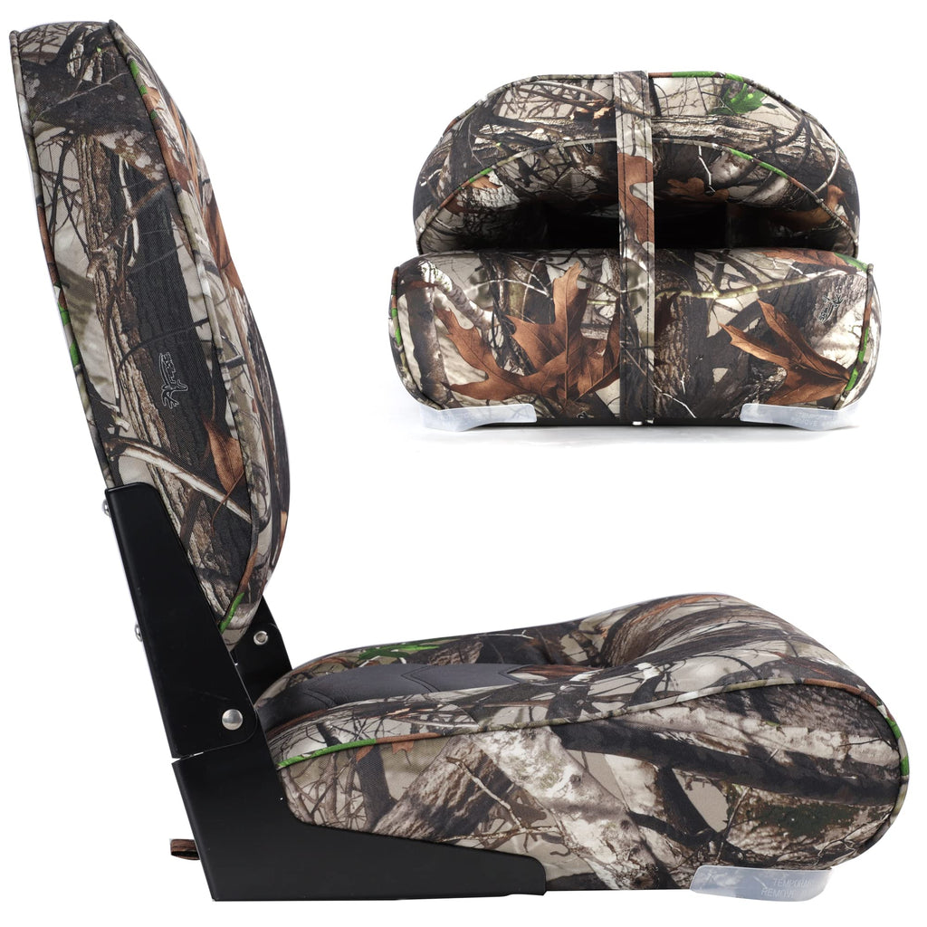 Camo/Black High Back Folding Boat Chair 2 Pack W5186