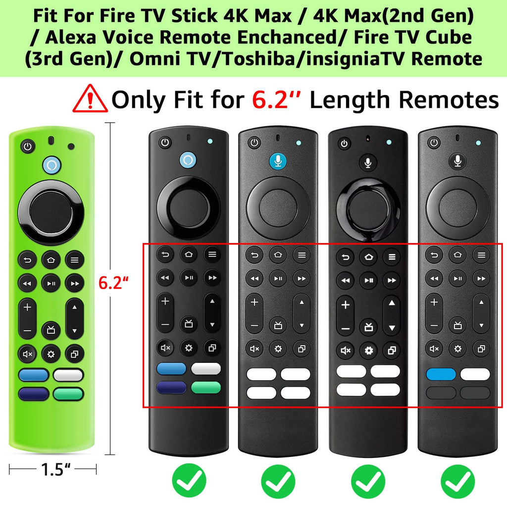 Silicone Remote Cover Glow in The Dark with Lanyard O388