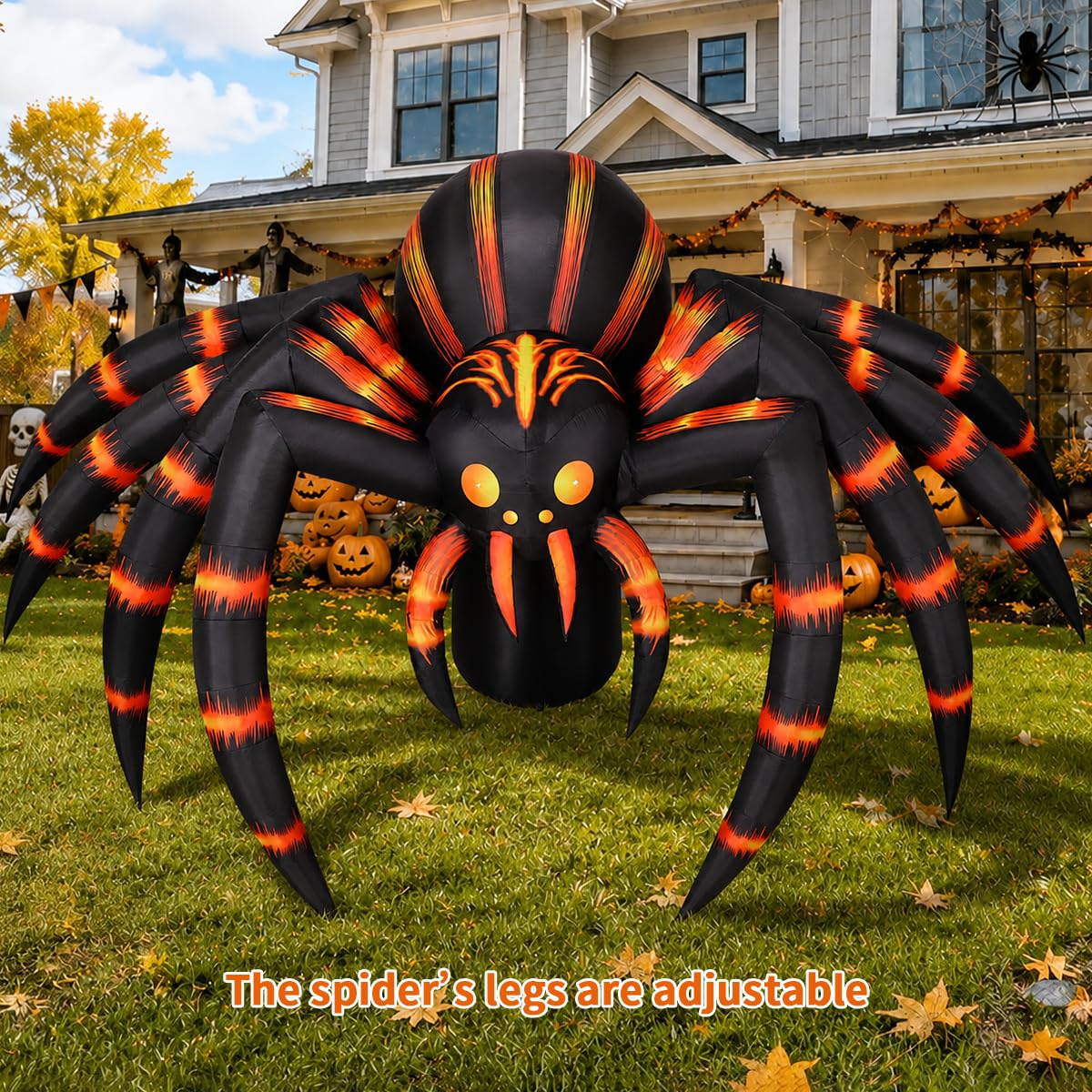 7FT Halloween Inflatables Yard Decor with LEDs X4309