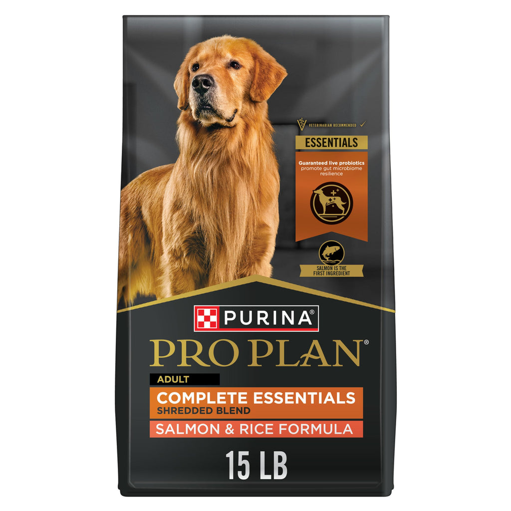 Salmon and Rice Dry Dog Food with Probiotics 15 lb T635
