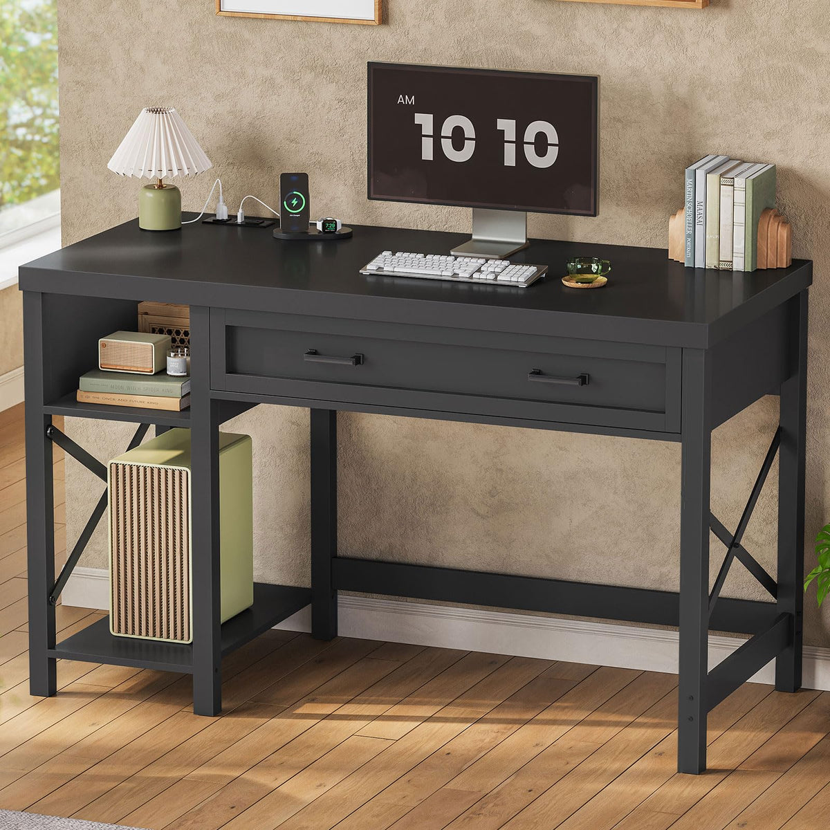 40" Farmhouse Small Desk with Drawers C453000