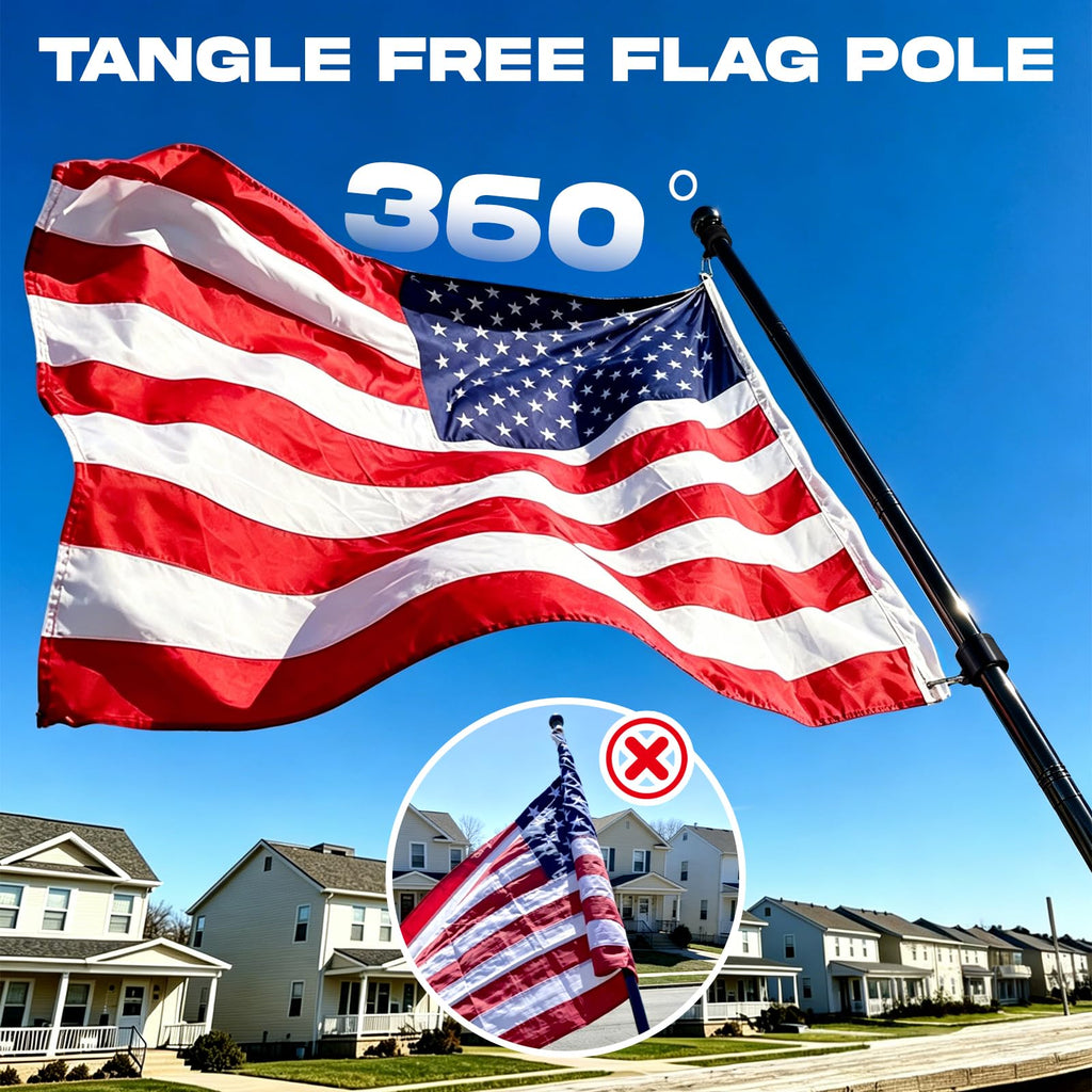Stainless Steel Heavy Duty Flag Pole Kit W694