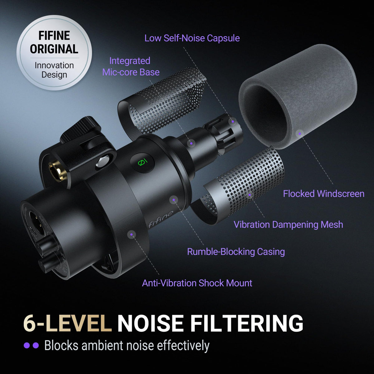 Dynamic XLR USB Microphone V629600