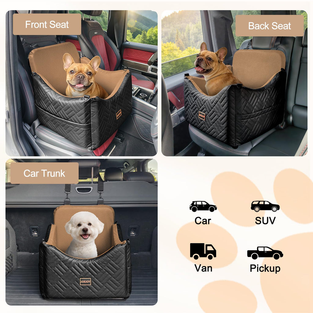Waterproof PU Leather Dog Car Seat with Safety Belt M3794