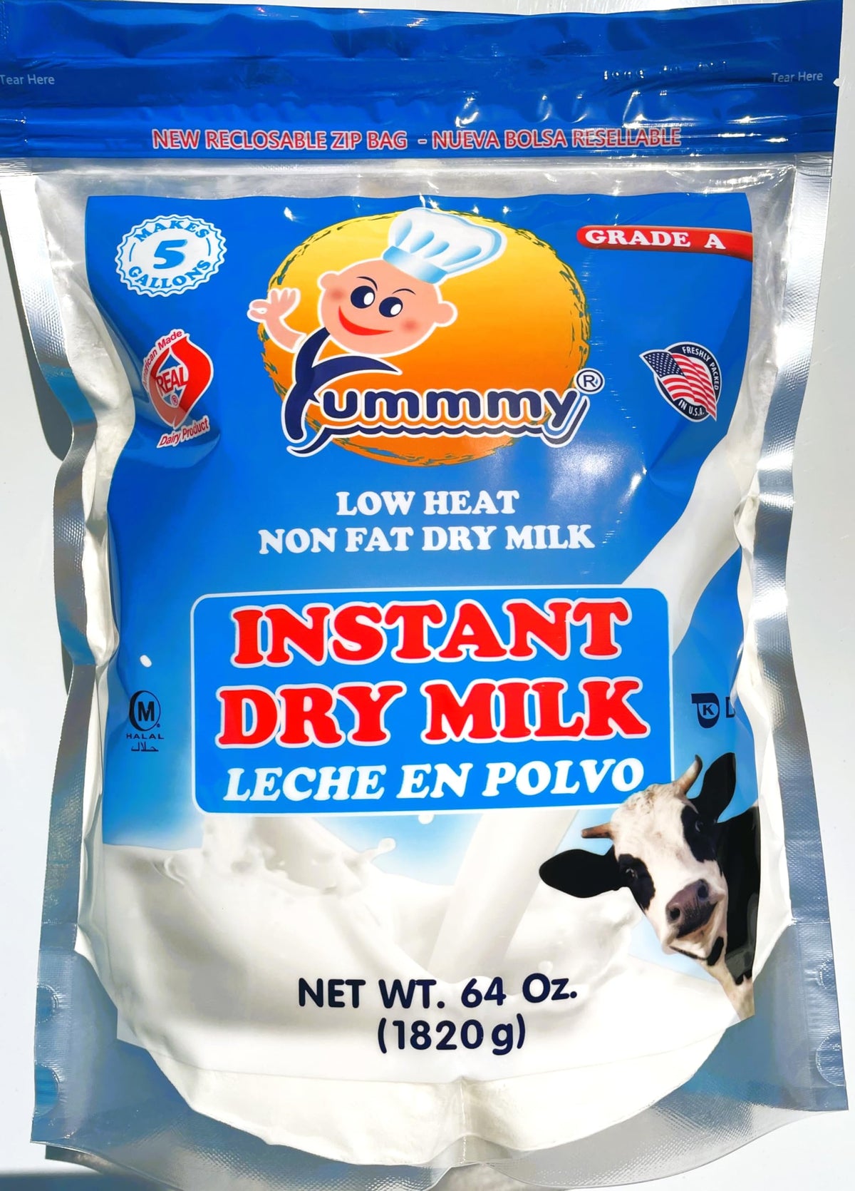 64 oz Instant Nonfat Powdered Dry Milk H453
