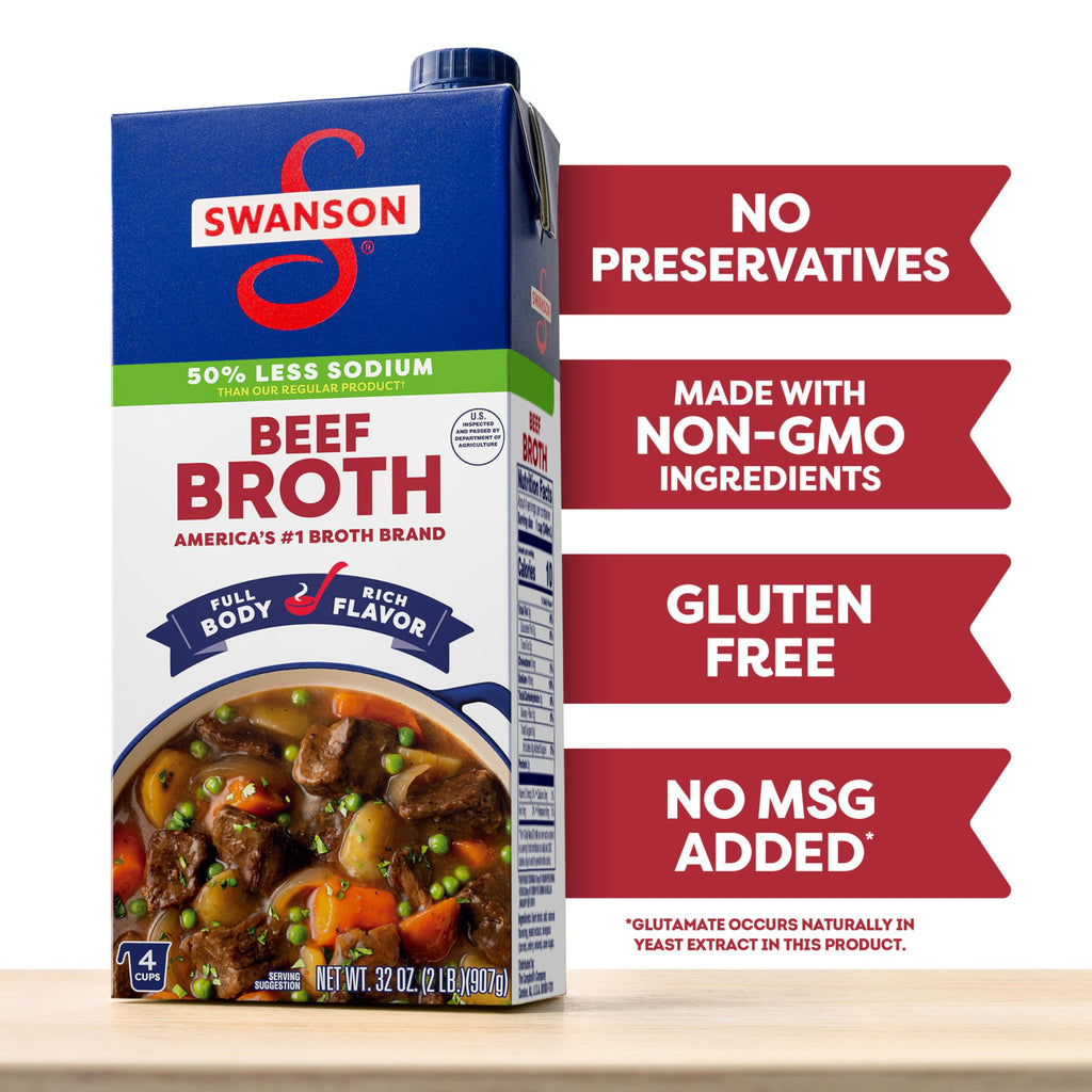 Lower Sodium Beef Broth 32 oz E80926