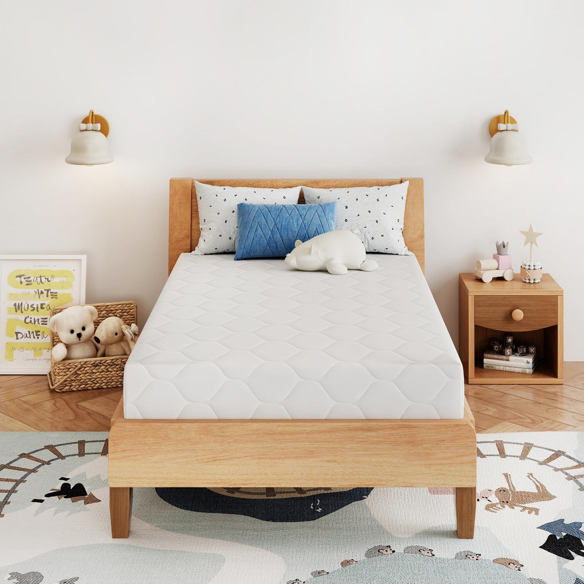 5 Inch Twin Size Memory Foam Mattress N575