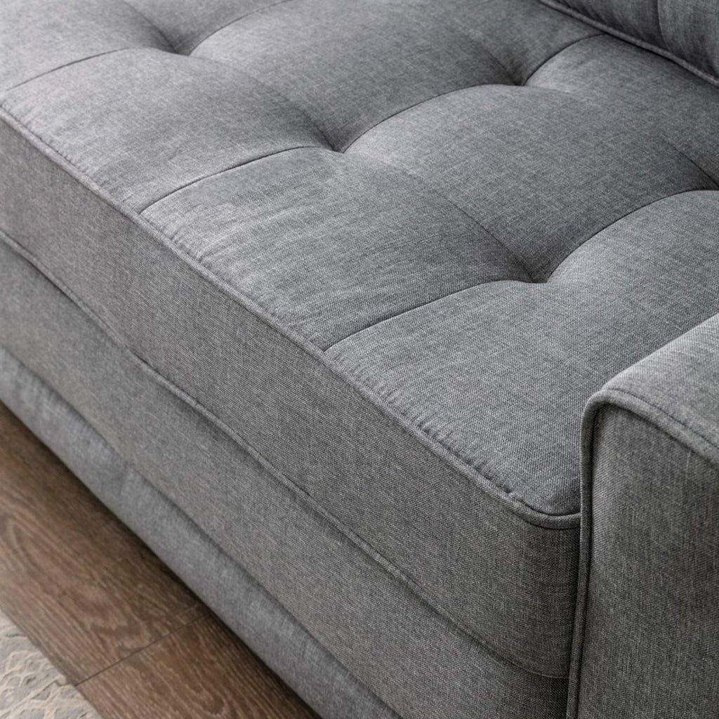 58 Inch Light Gray Upholstered Sleeper Sofa Bed Z901