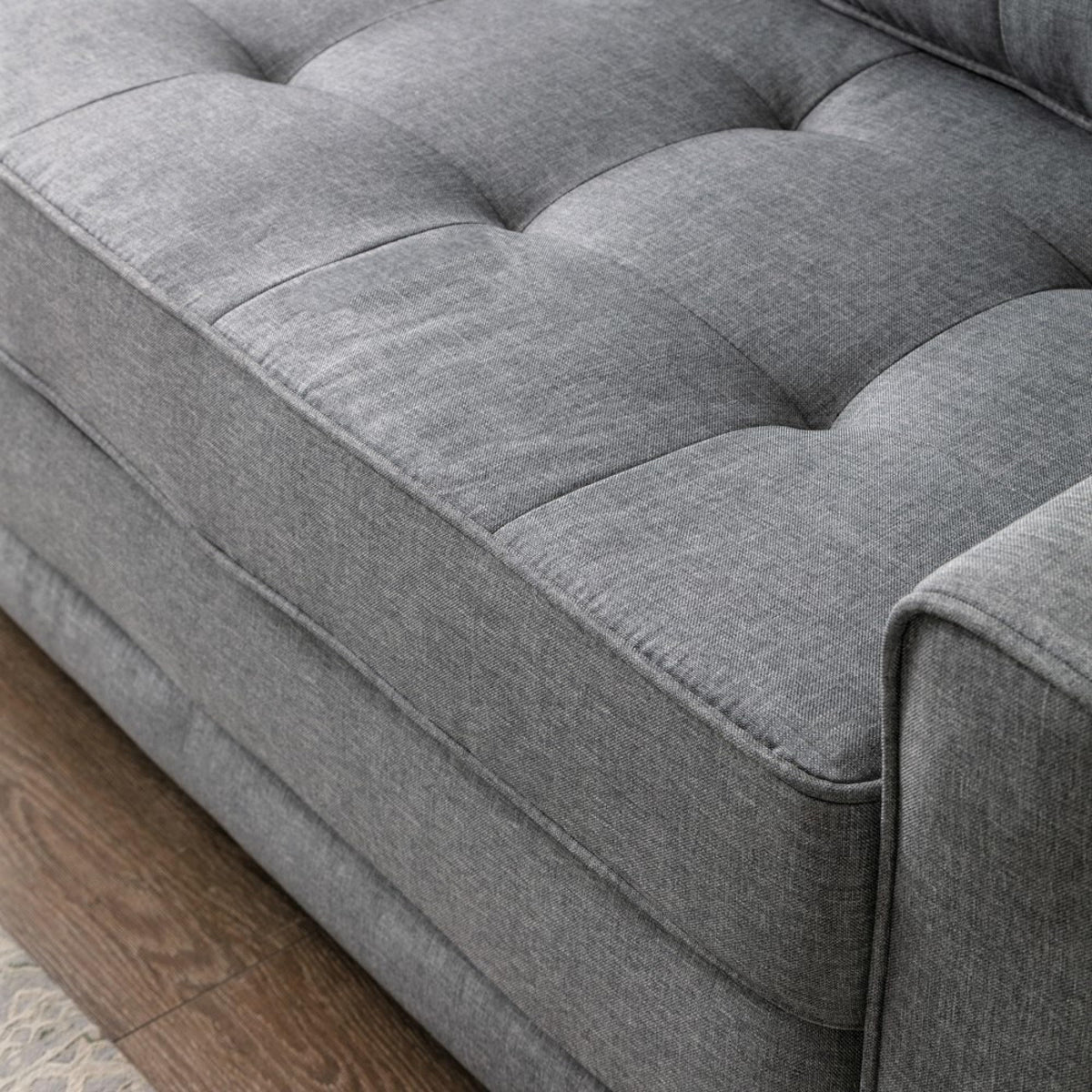 58 Inch Light Gray Upholstered Sleeper Sofa Bed Z901