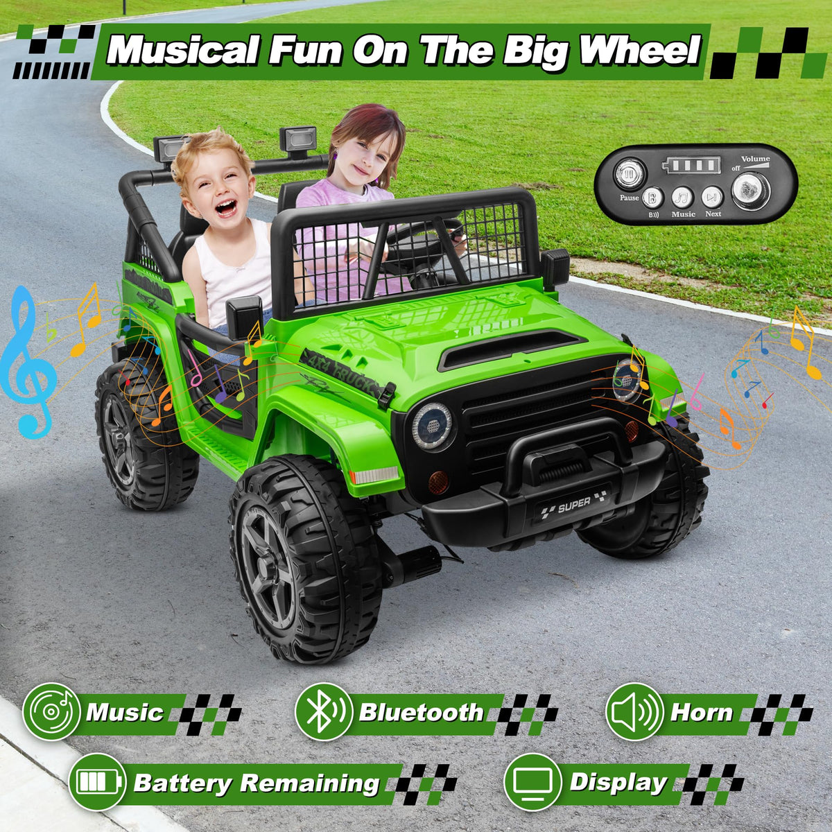 24V Ride on Car with Remote Control G346