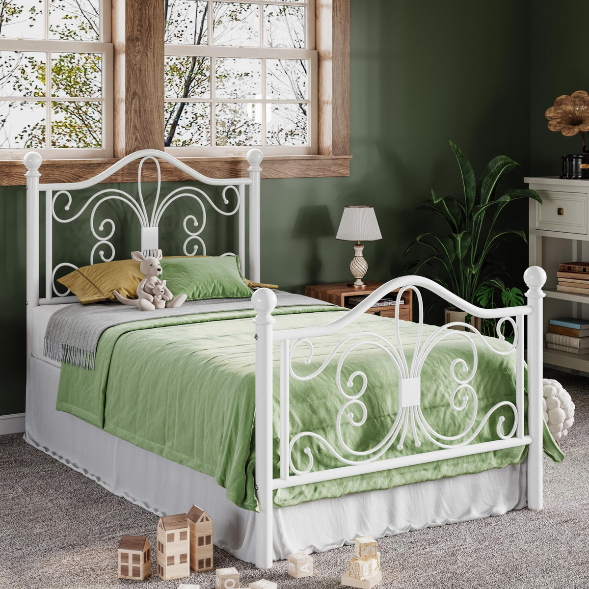 Metal Twin Platform Bed Frame R9025