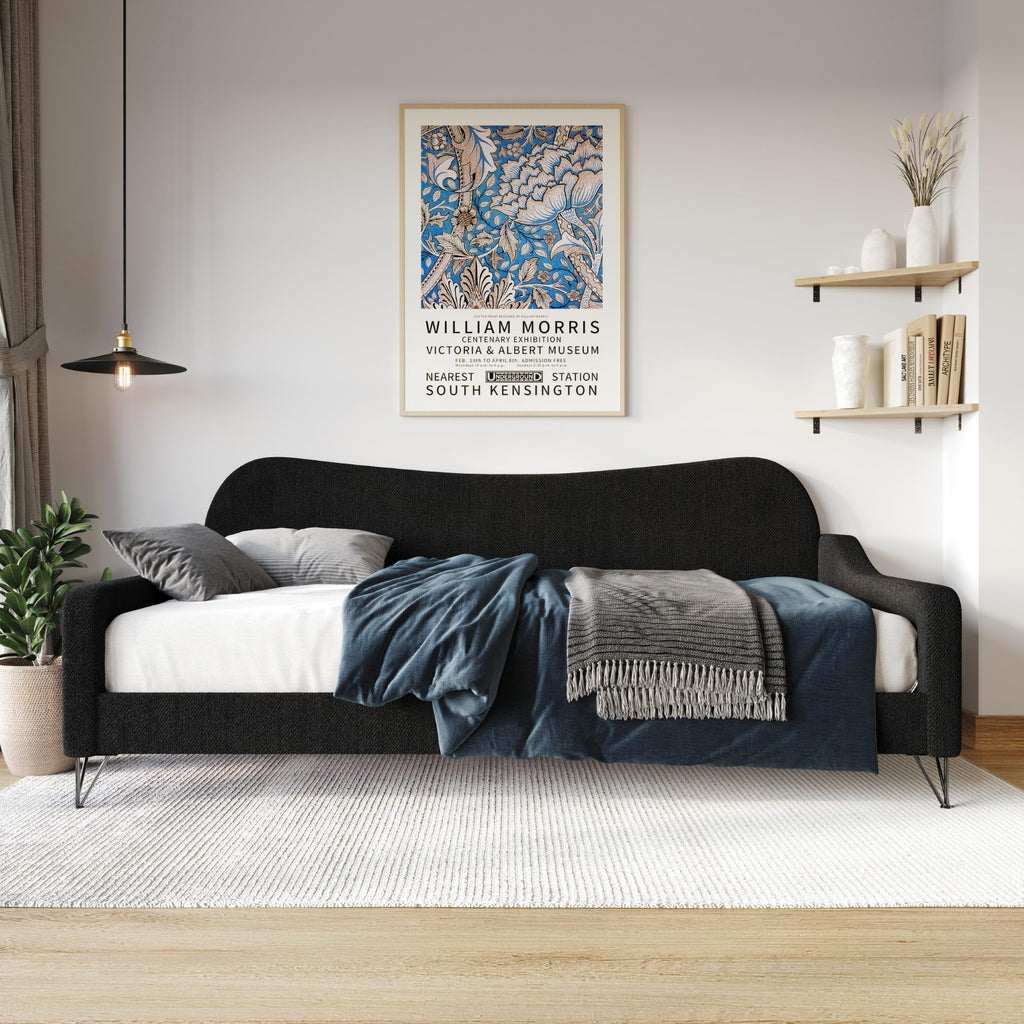 Twin Linen Upholstered Daybed L215