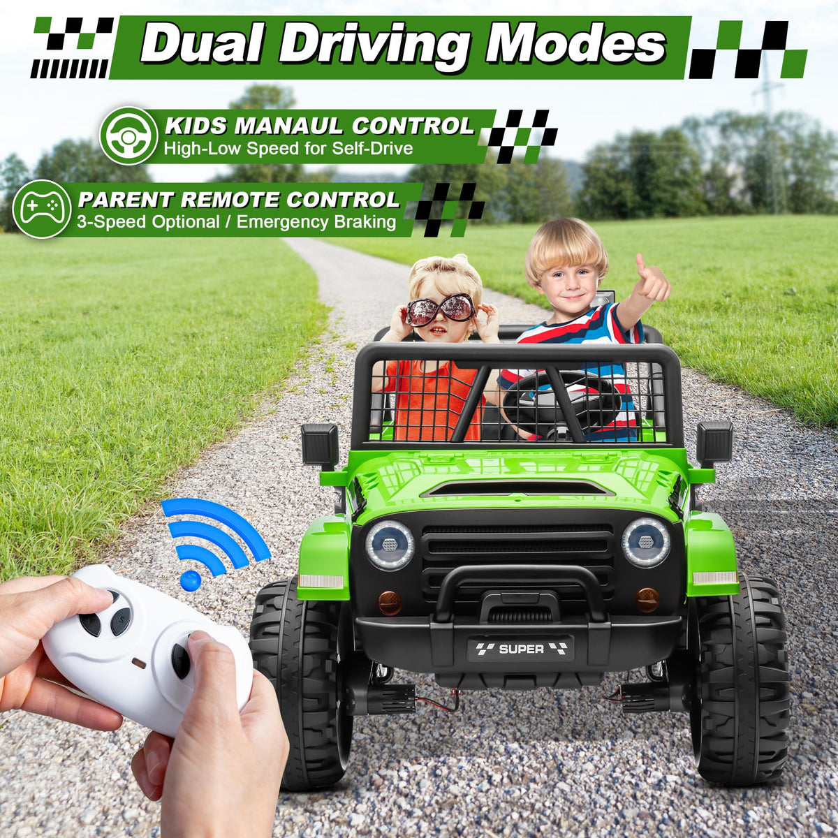 24V Ride on Car with Remote Control G346