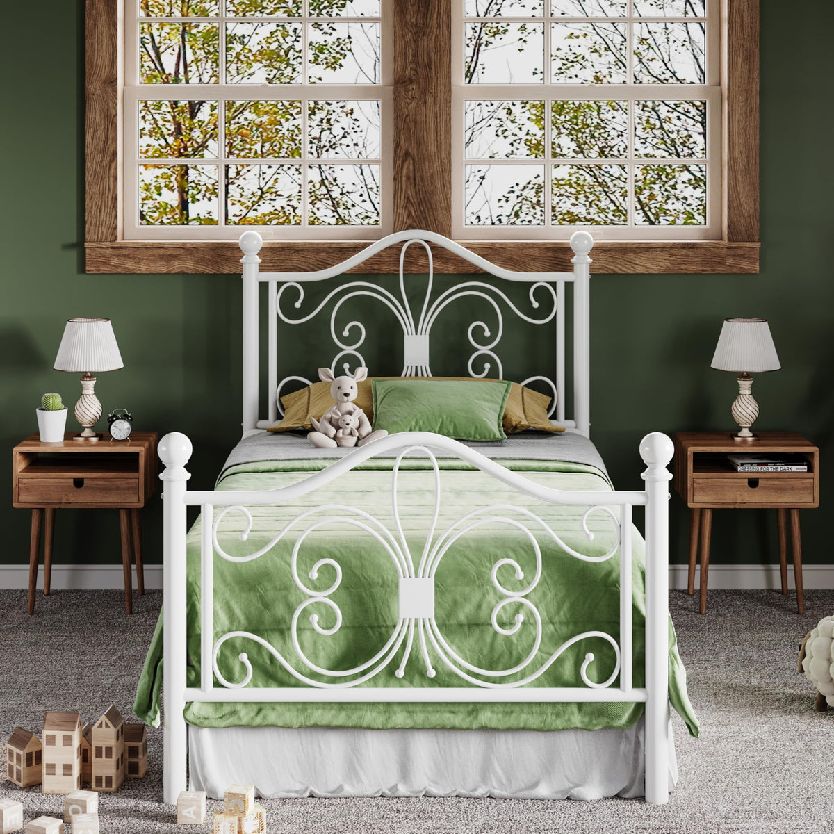 Metal Twin Platform Bed Frame R9025